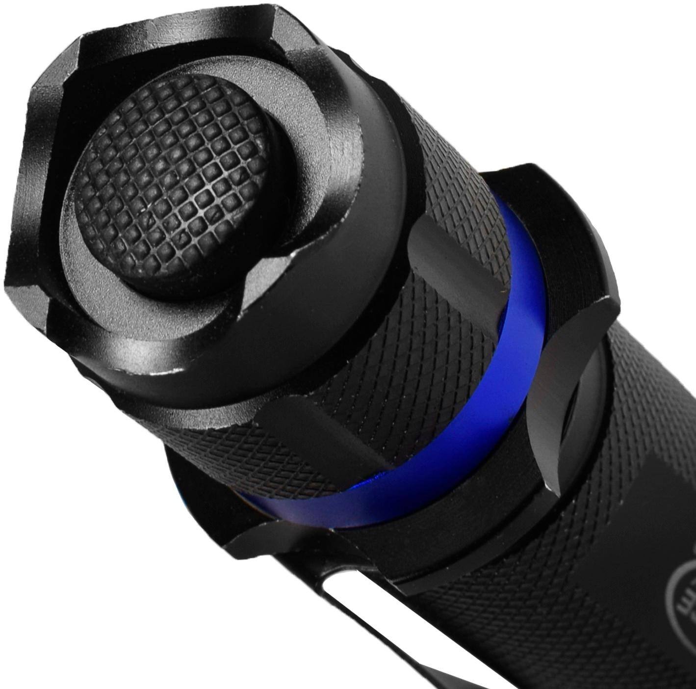 Alt View 13. Police Security - Trac Tact 2AA with 395 NM UV, Black 350L - Black.