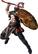 Left. NECA - God of War (2018): Kratos 18" Figure - White, Red.