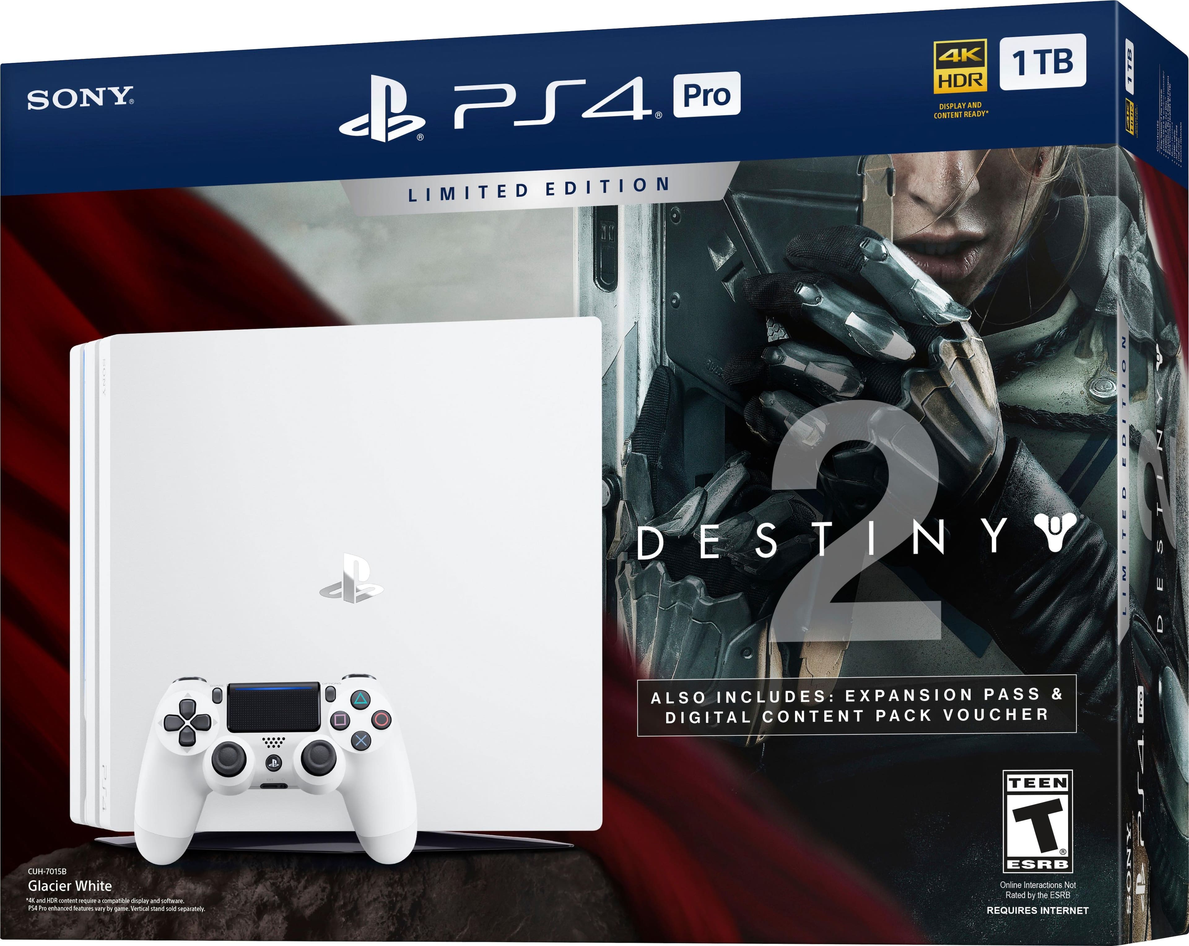 Best Buy: Sony PlayStation 4 Pro 1TB Limited Edition Destiny 2 Console  Bundle White 3002210