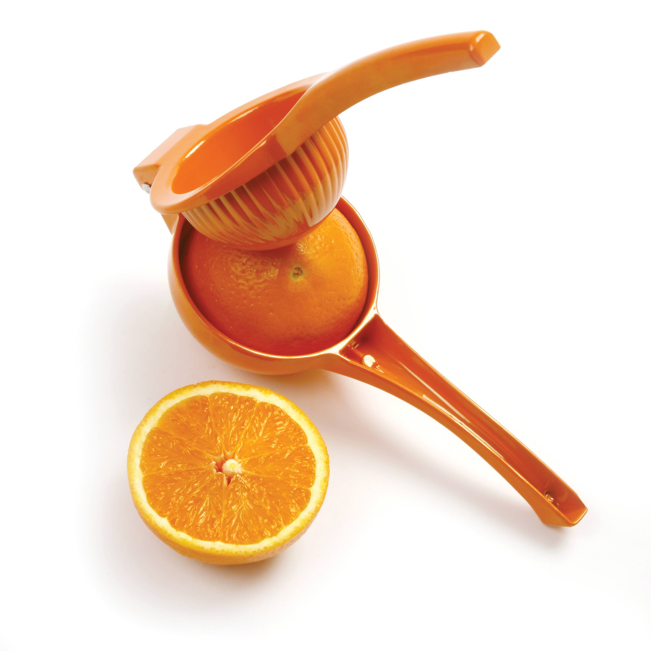 Alt View 3. Norpro - Aluminum Orange Juicer, Orange - Orange.