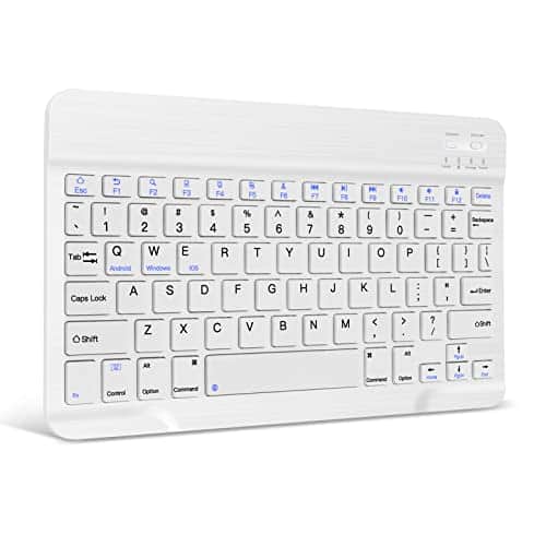 Reds Spade - Ultra slim Universal Rechargeable Compatible With Ipad Pro ipad Air ipad 9 7 ipad 10 2 ipad Mini And Other I - White