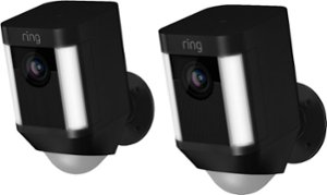 Ring - Spotlight Cam Wire-free 2-Pack - Black - Angle_Zoom