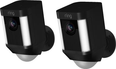 Ring Spotlight Cam Wire-free 2-Pack Black