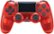 Front Zoom. Sony - DualShock 4 Wireless Controller for PlayStation 4 - Red Crystal.