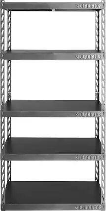 Front. Gladiator - EZ Connect 36" Rack - Hammered Granite.