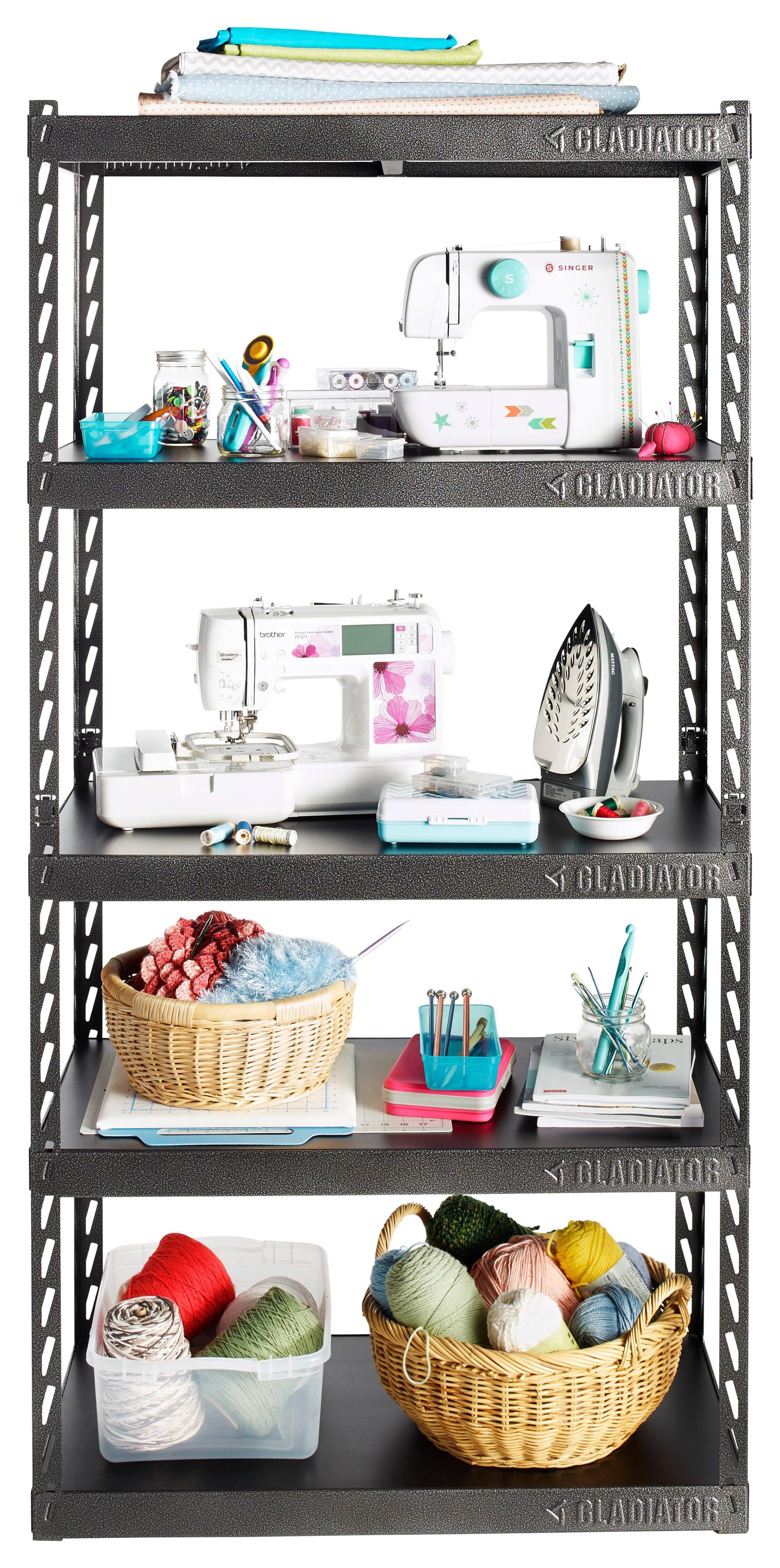 Alt View 11. Gladiator - EZ Connect 36" Rack - Hammered Granite.