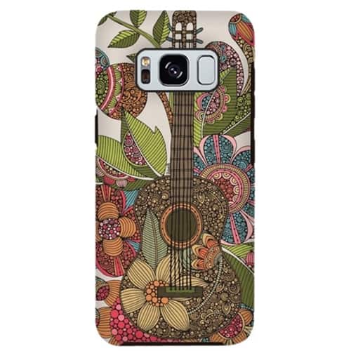 ArtsCase - StrongFit Designers Case for Samsung Galaxy S8 - White/red/green/brown/blue - Larger Front