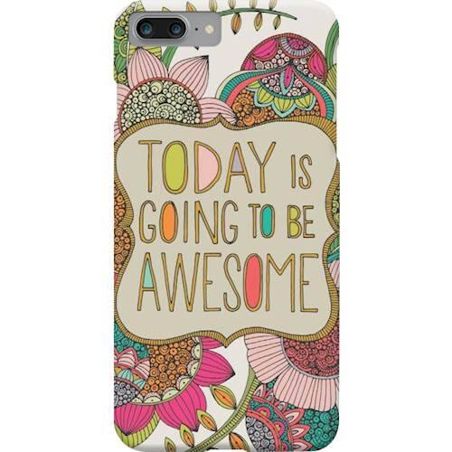 ArtsCase - SlimFit Designers Case for Apple® iPhone® 7 Plus - Today is going to be awesome - Larger Front