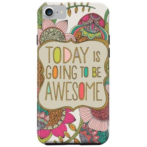 Front. ArtsCase - StrongFit Designers Case for Apple® iPhone® 7 - Yellow/pink/green/beige.