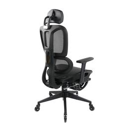 Forest'nSky - Techni Mobili Ergonomic Mesh Office Chair - Reclining with Lumbar Support & Footrest - Black