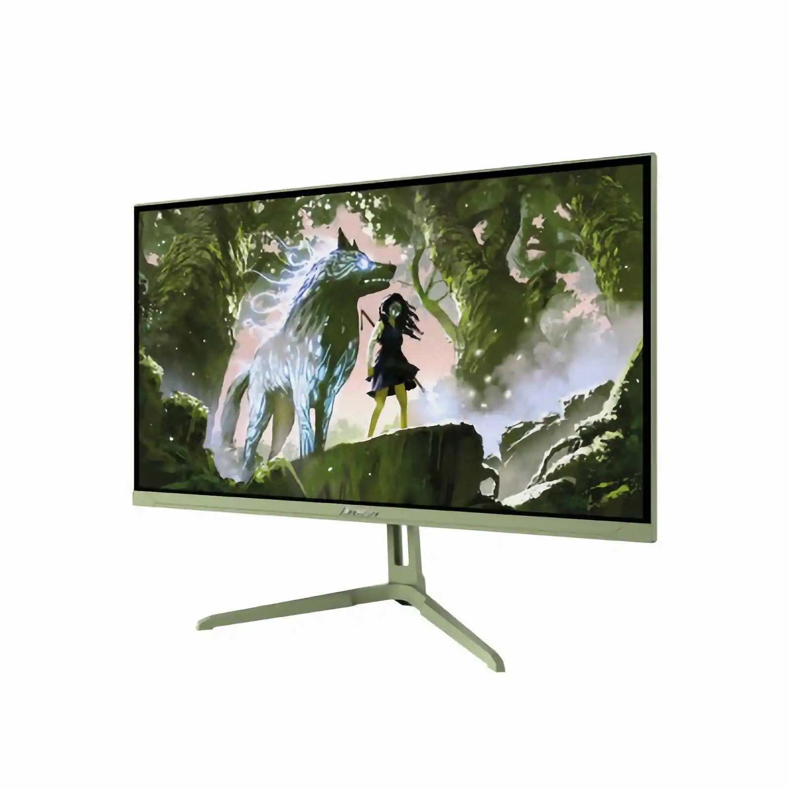 Front. Arozzi - Arozzi – Nova 24" IPS Full HD 200Hz Gaming Monitor – Forest Green - Forest Green.