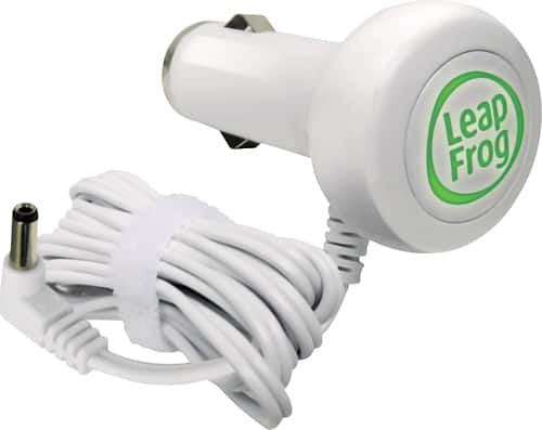 Front. LeapFrog - Vehicle Charger for Select LeapFrog Learning Systems - White.