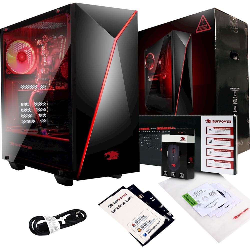 Best Buy Ibuypower Gaming Desktop Intel Core I7 16gb Memory Nvidia Geforce Gtx 1060 120gb Solid 2622