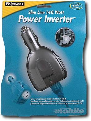 Front Standard. Fellowes - 140-Watt Power Inverter.