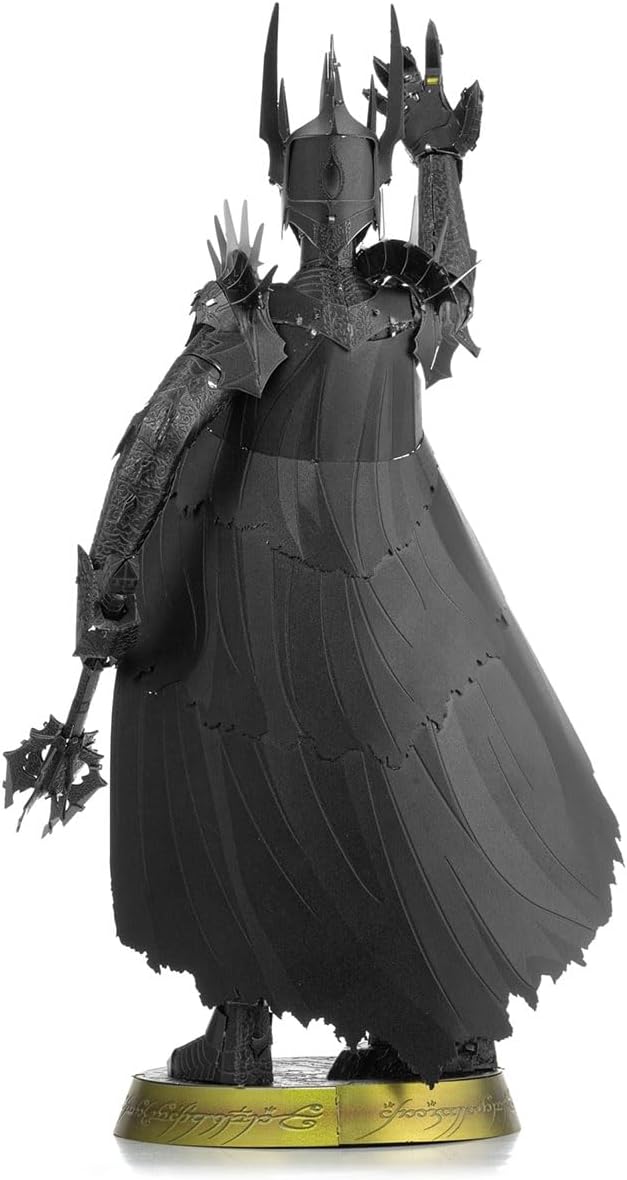 Alt View 2. Metal Earth - Metal Earth Premium Series Lord of The Rings Sauron 3D Metal Model Kit Fascinations - Silver.