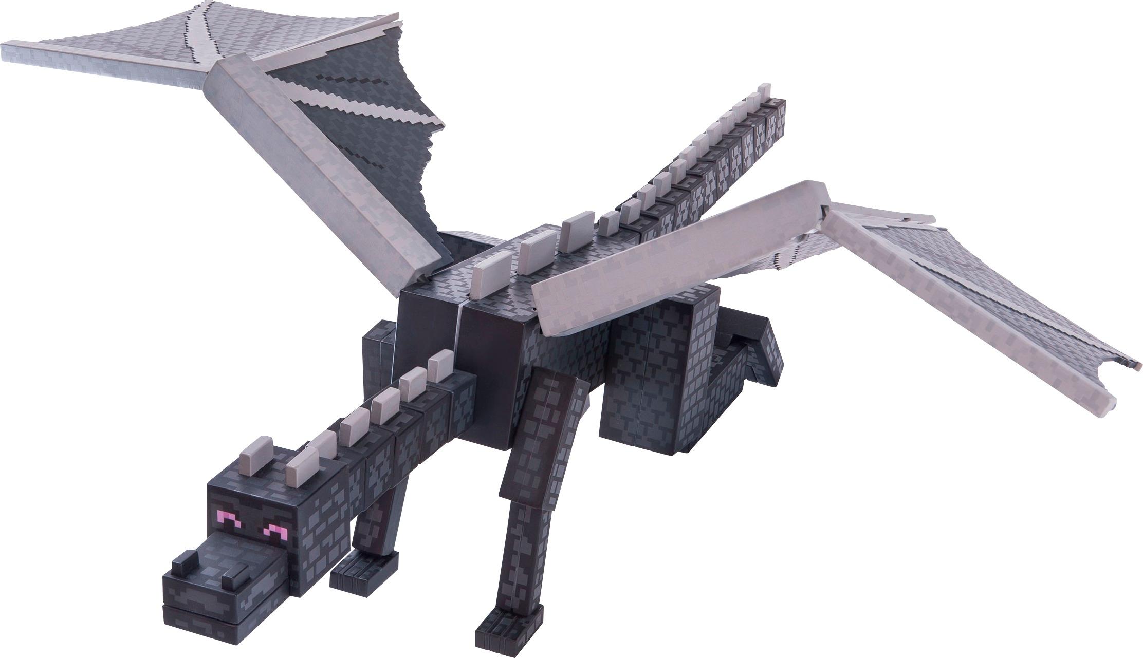 Jazwares Minecraft Ender Dragon Action Figure Black Silver Purple Best Buy
