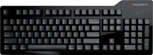 Das Keyboard - Model S Professional Full-size Wired Mechanical Cherry MX Blue Clicky Switch Keyboard for Mac - Black - Front_Zoom