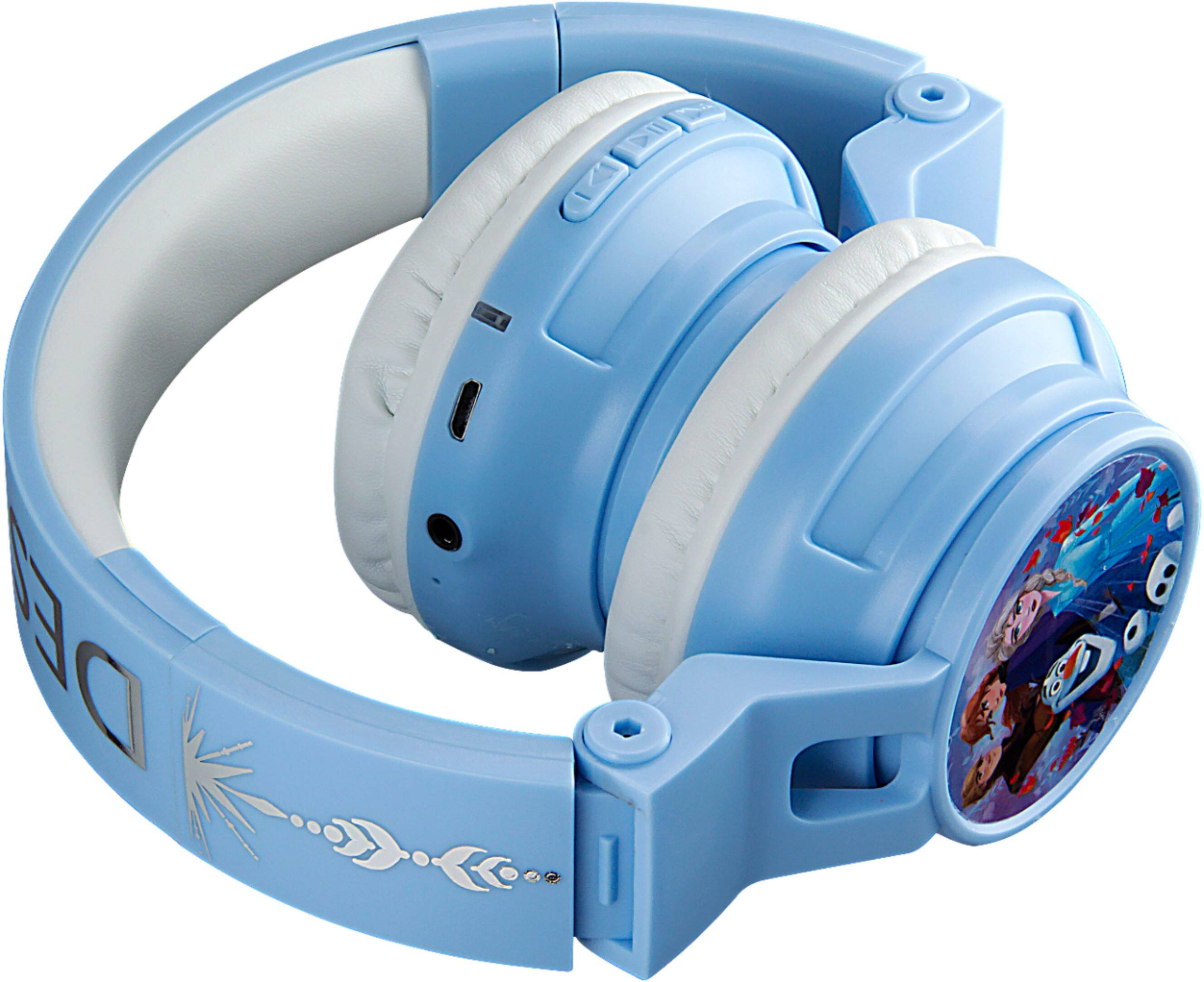 Alt View 11. KIDdesigns - Frozen II Bluetooth Headphones - blue.