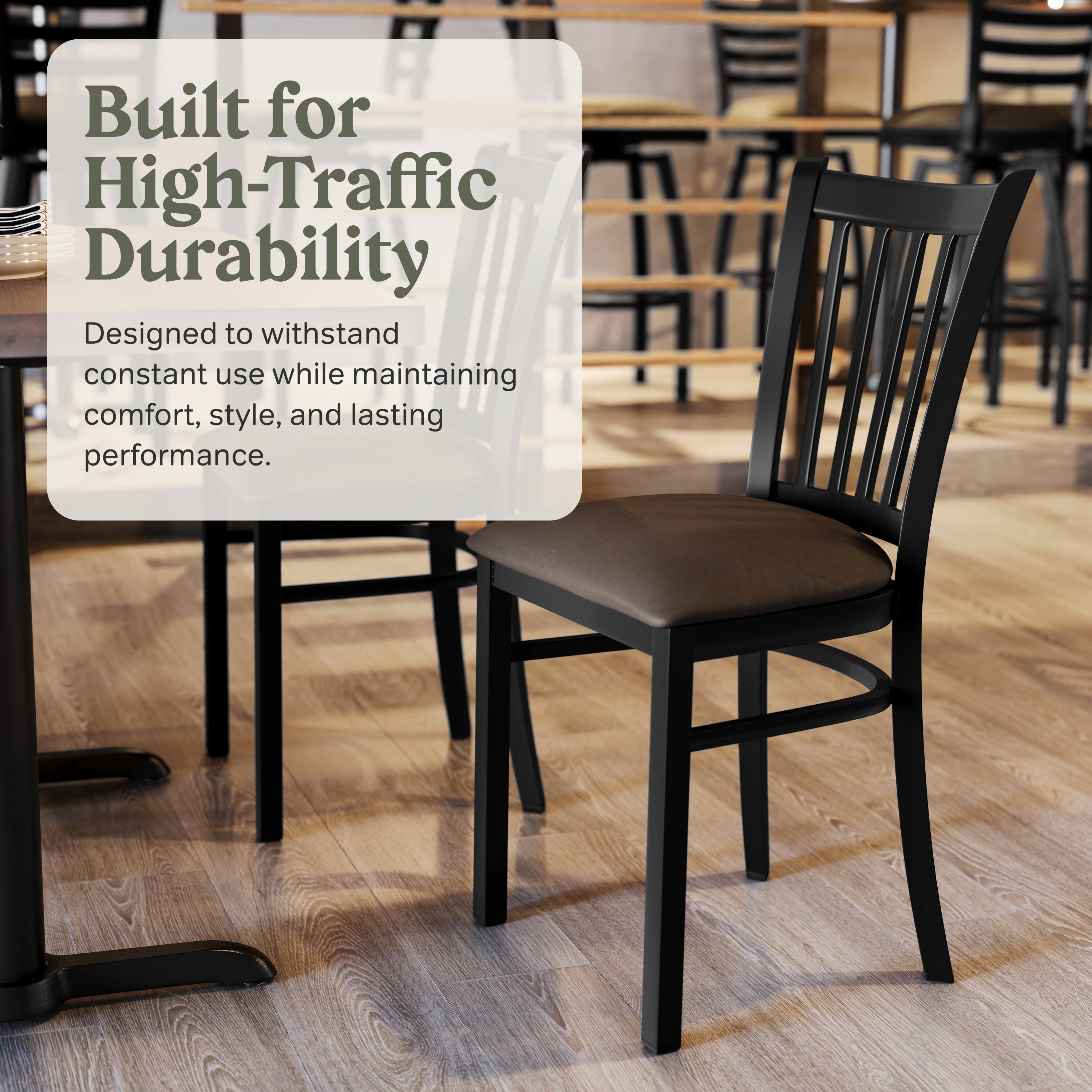 Built for High-Traffic Durability  
Designed to withstand constant use while maintaining comfort, style, and lasting performance.