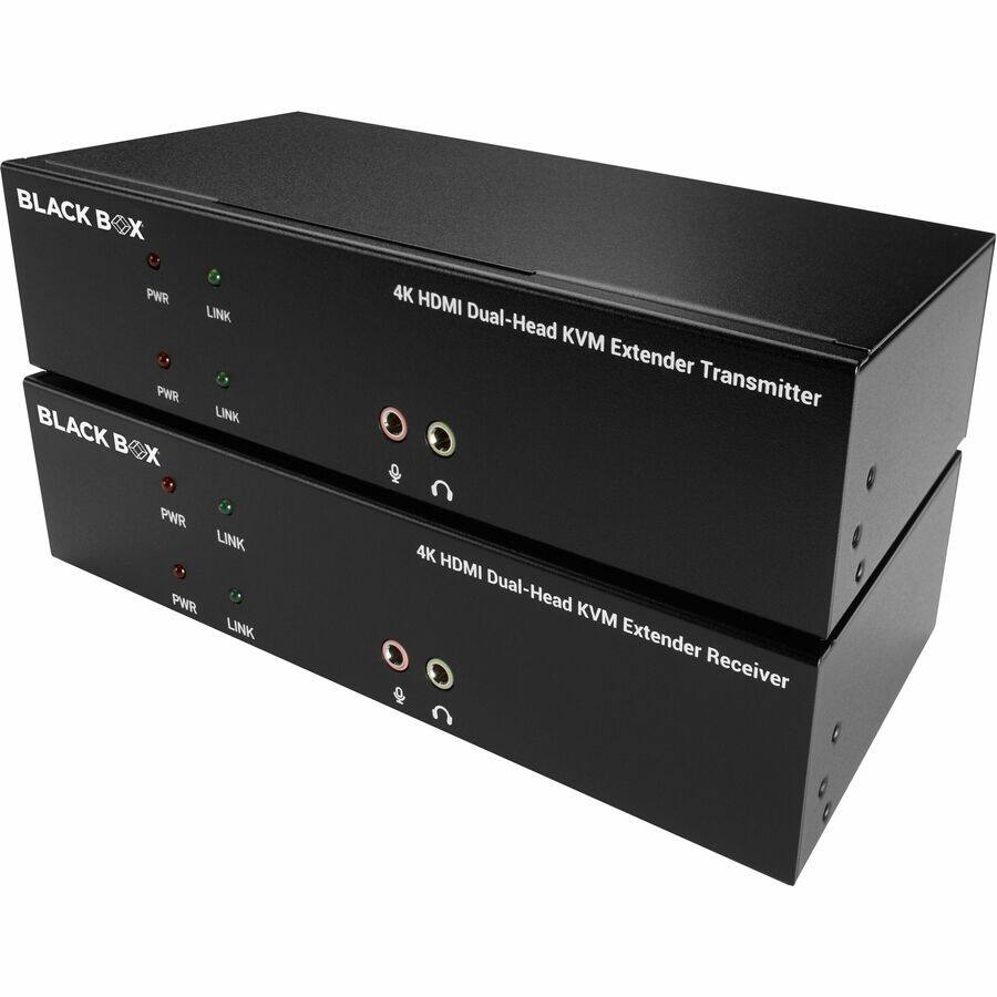 BLACK BOX  
4K HDMI Dual-Head KVM Extender Transmitter  
BLACK BOX  
4K HDMI Dual-Head KVM Extender Receiver