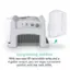 Long-lasting comfort. With two easy-fill removable tanks and a 4 gallon output, you can enjoy convenient comfort with less tank refills.