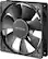 Alt View 11. Insignia™ - 120mm Case Cooling Fan - Black.