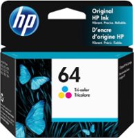 HP - 64 Standard Capacity Ink Cartridge - Tri-Color - Front_Zoom