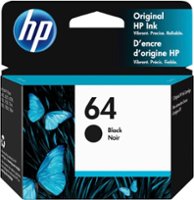 HP - 64 Standard Capacity Ink Cartridge - Black - Front_Zoom