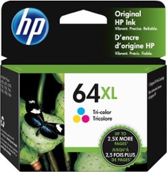 HP - 64XL High-Yield Ink Cartridge - Tri-Color - Front_Zoom