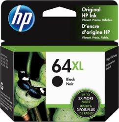 HP - 64XL High-Yield Ink Cartridge - Black - Front_Zoom