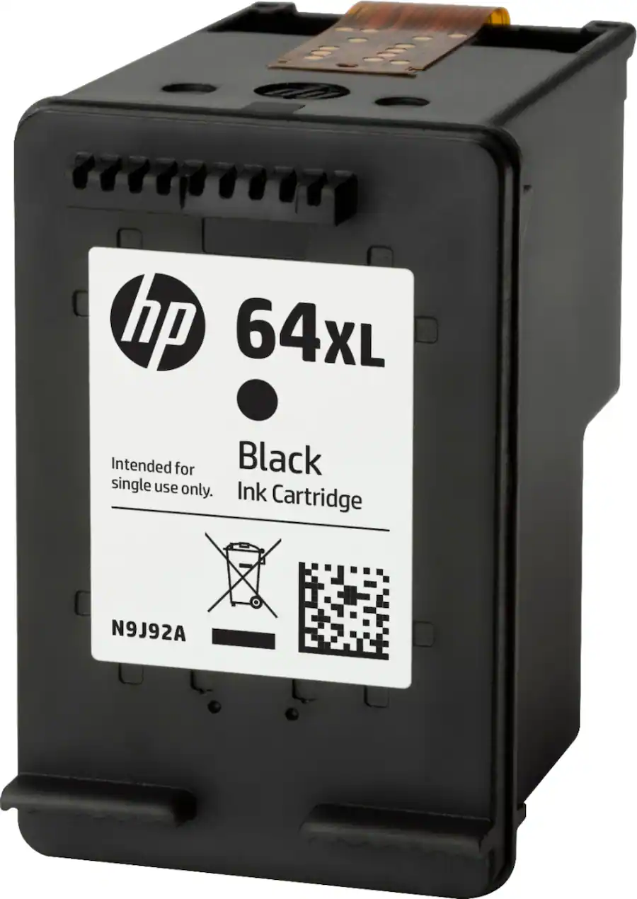 64xl Ink HP 64XL High Yield Ink Cartridge Black N9J92AN#140 - Best Buy