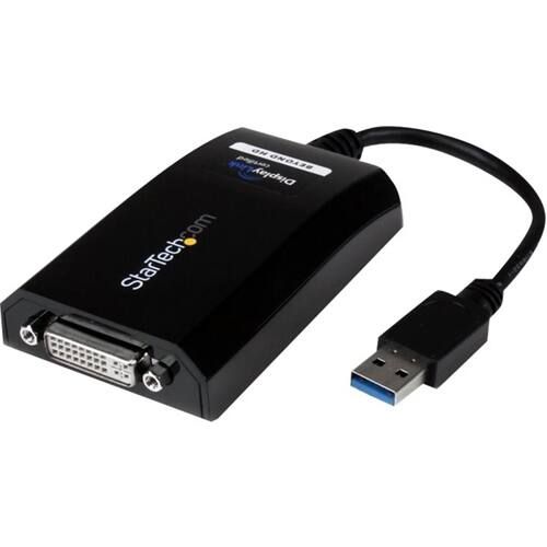 Alt View 11. StarTech.com - External Video Adapter - Black.