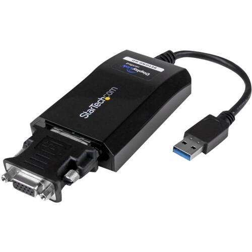 Alt View 12. StarTech.com - External Video Adapter - Black.