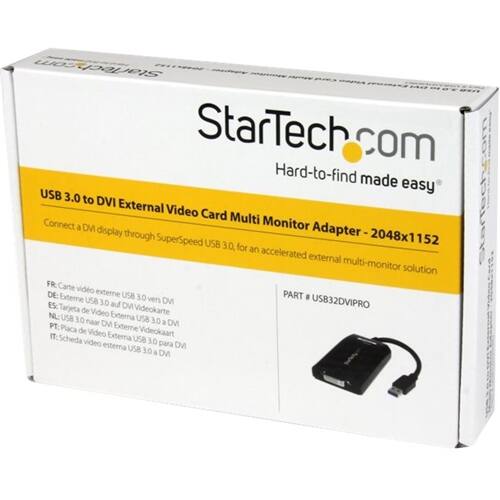 Alt View 14. StarTech.com - External Video Adapter - Black.