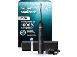 Philips Sonicare - 6500 - Sonic Tech, Pressure Sensor, 9 Modes, Smart Timer, 21-Day Battery - Black