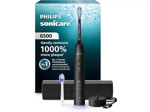 PHILIPS sonicare
6500
Gently removes 1000% more plaque
No.1 Dental Professional recommended toothbrush brand worldwide
clean sensitive white
