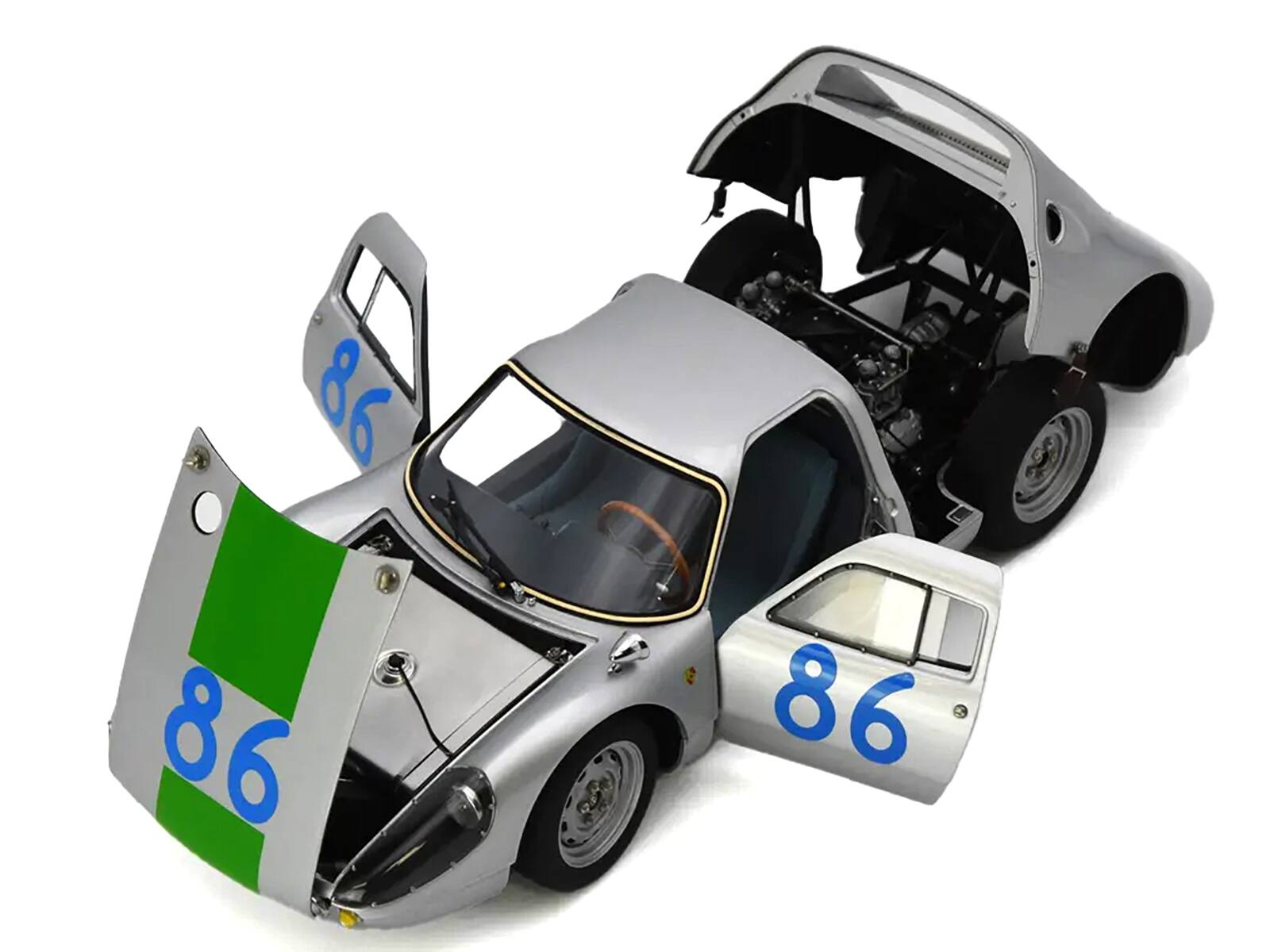 Alt View 1. CMC - Porsche 904 Carrera GTS #86 Antonio Pucci - Colin Davis Winner "Targa Florio" (1964) Limited Ed 1/18 Model Car by CMC.