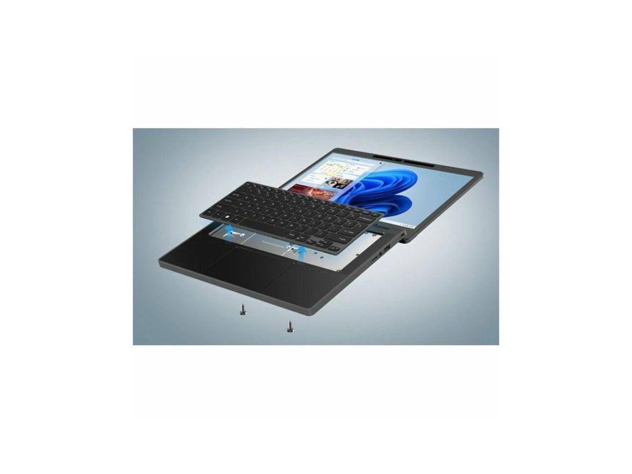 Alt View 5. Acer - Acer TravelMate B5 14 B514-31-G2 - Intel Core 3 N355 - 8GB - 256GB SSD - Windows 11 Pro Edu - Black.