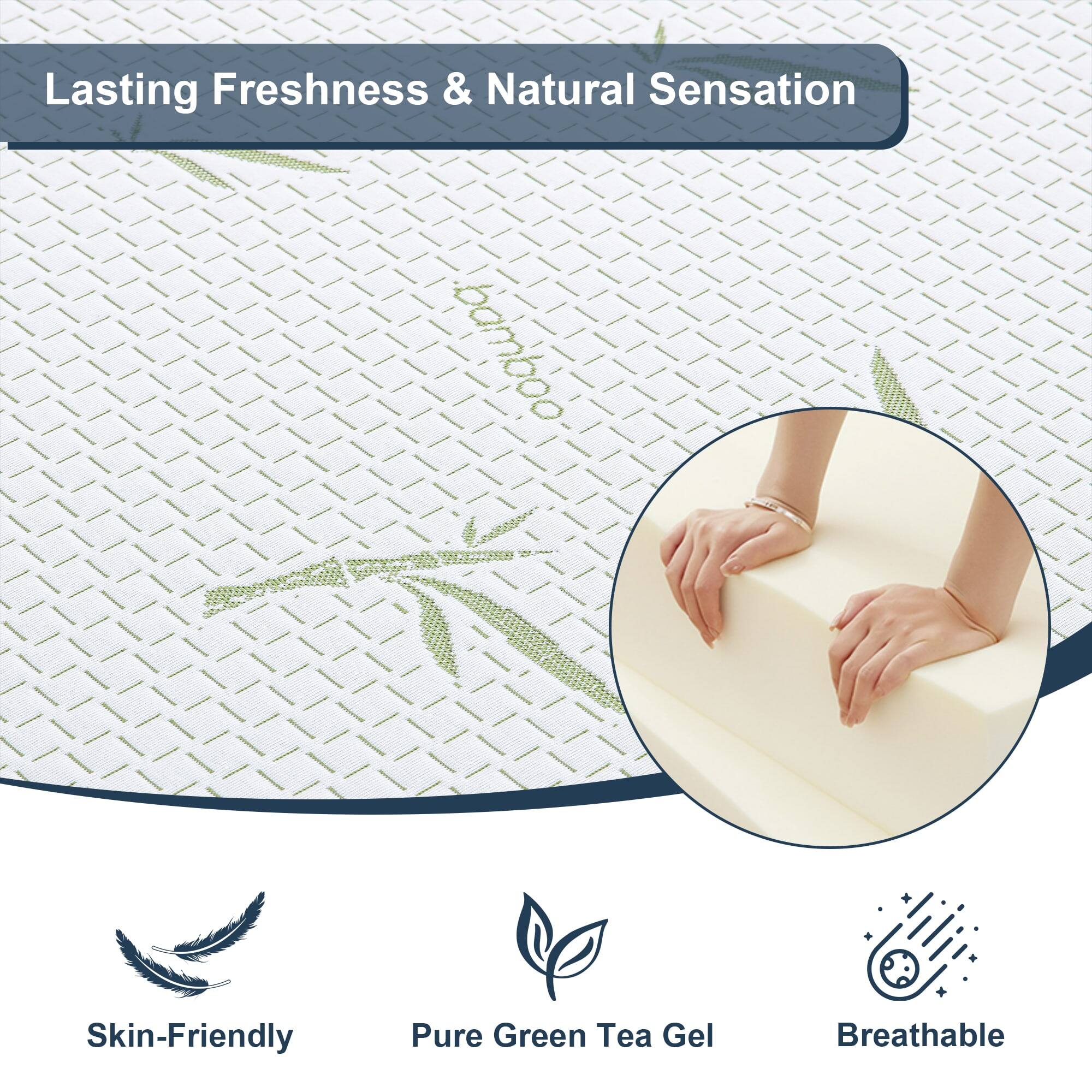 Lasting Freshness & Natural Sensation, Skin-Friendly, Pure Green Tea Gel, Breathable