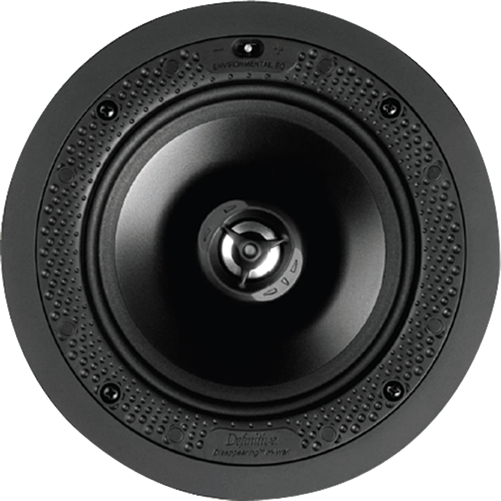 Definitive Technology - DI Series 6-1/2" Round In-Ceiling Speaker (Each) - White