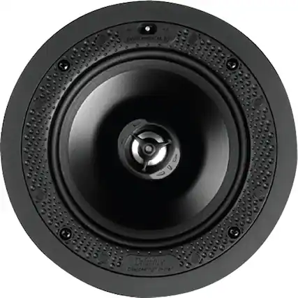Front. Definitive Technology - DI Series 6-1/2" Round In-Ceiling Speaker (Each) - White.