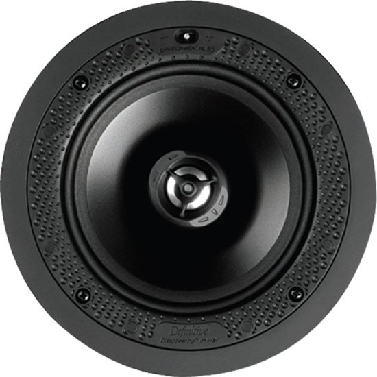Front Zoom. Definitive Technology - DI Series 6-1/2" Round In-Ceiling Speaker (Each) - White.