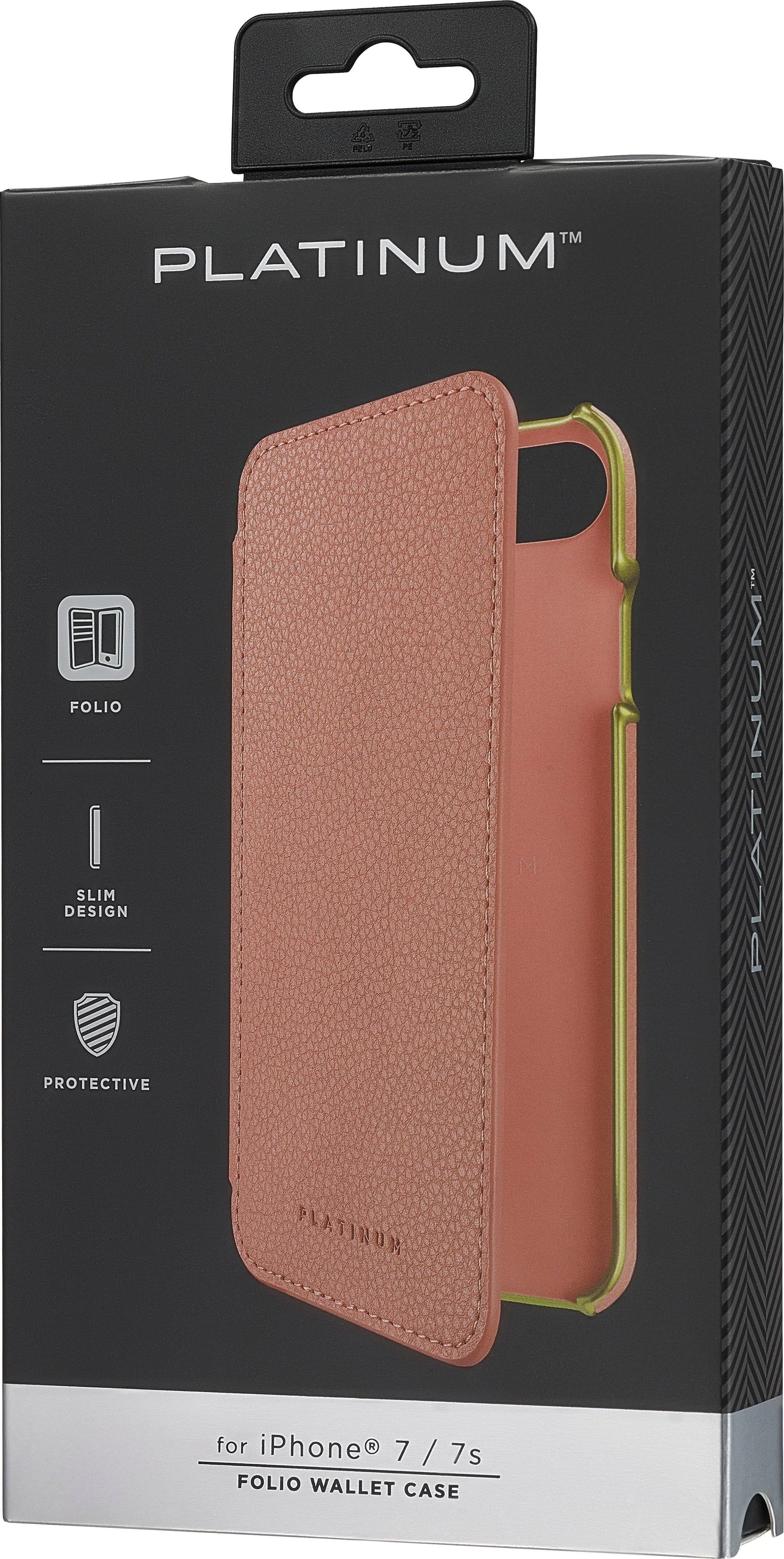 Best Buy Platinum Folio Wallet Case For Apple Iphone 7 And 8 Deep Pink Pt Ma7swfp