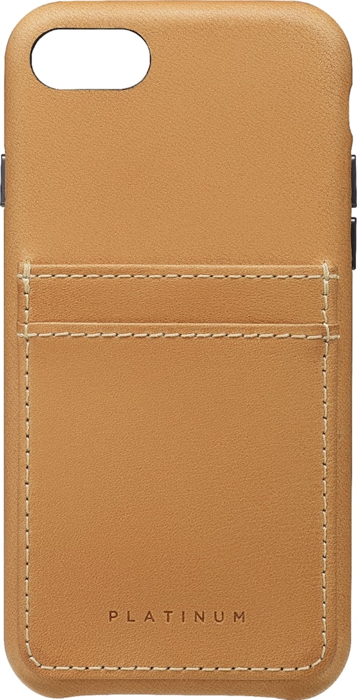 genuine american leather wallet case for apple iphone 7 and 8 - old saddle genuine american leather wallet case for apple iphone 7 and 8 - old saddle