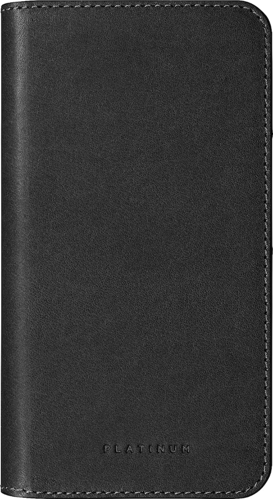 genuine american leather folio case for apple iphone 7 plus and 8 plus - charcoal genuine american leather folio case for apple iphone 7 plus and 8 plus - charcoal
