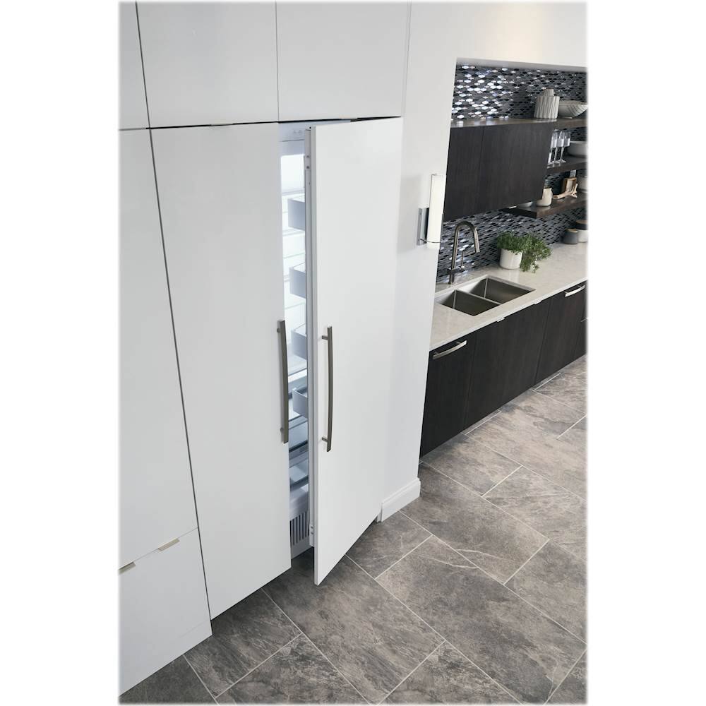 Best Buy Monogram 8.4 Cu. Ft. Upright WiFi Freezer Custom Panel Ready