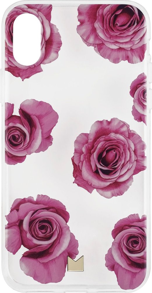 case for apple iphone x and xs - clear rose