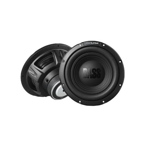 Alt View 11. Alpine - 12" Single-Voice-Coil 4-Ohm Subwoofer - Black.