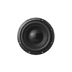 Front. Alpine - 10" Single-Voice-Coil 4-Ohm Subwoofer - Black.