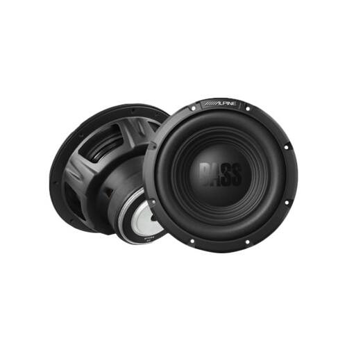 Alt View 11. Alpine - 10" Single-Voice-Coil 4-Ohm Subwoofer - Black.